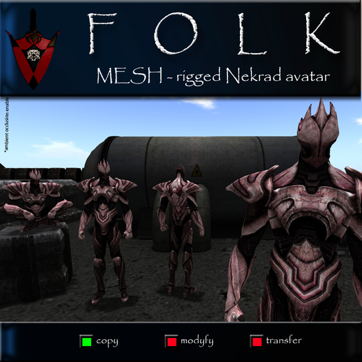 NEKRAD RUBY FOLK Mesh Avatar