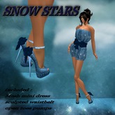 SNOW STARS Mesh mini dress + pumps ***PROMO***