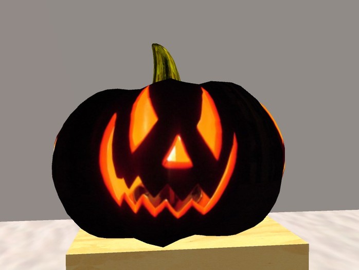 Halloween pumpkin - devil texture 