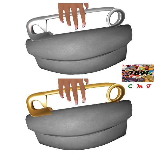 [7891.] Saftey Clutch - Grey (W\Resize)