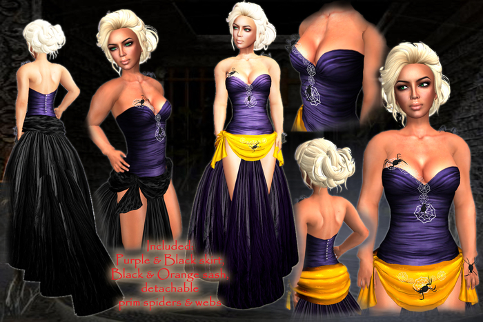 *Inspirations*  "Lady Arachna" gown