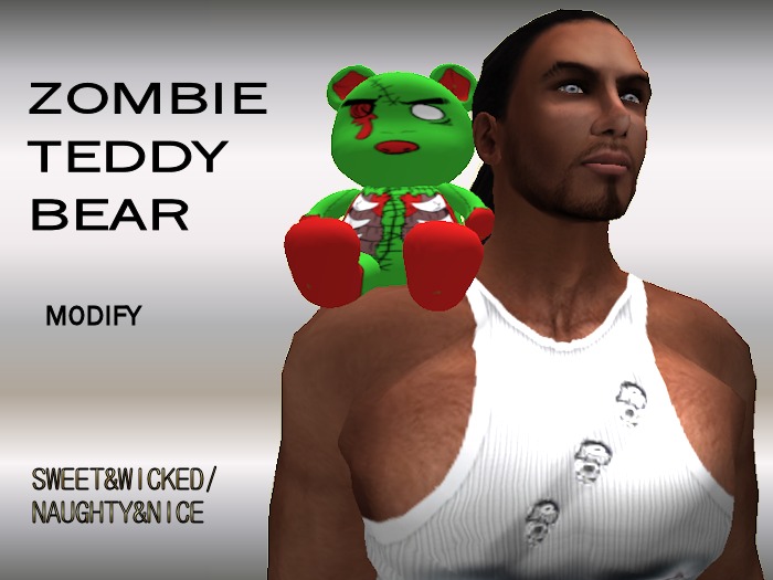 S&W ZOMBIE TEDDY BEAR