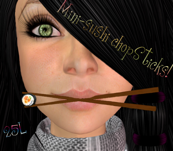 R.F: Mini-Sushi chopsticks!
