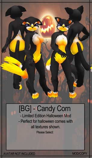 BG Feline - Candy Corn - Female