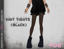 *Dd' Knit tights (Black)