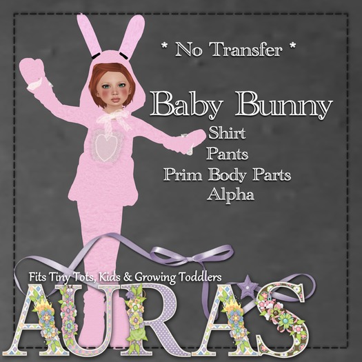 *Aura's* Baby Bunny Costume for Kids & Tiny Tots