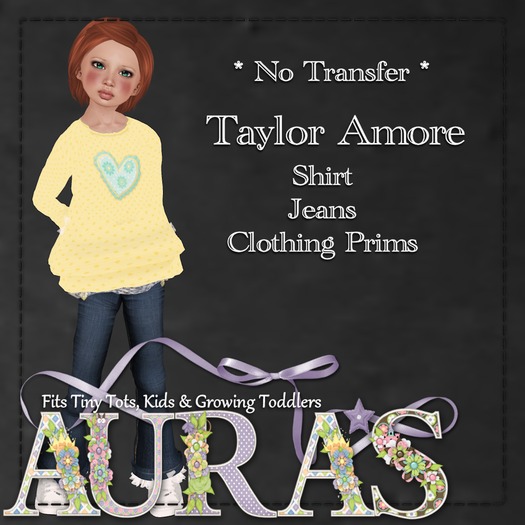 *Aura's* Taylor Amore in GOLD  for Little Girls, Kids and Tiny Tot