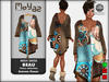 Beau dress autumn flower