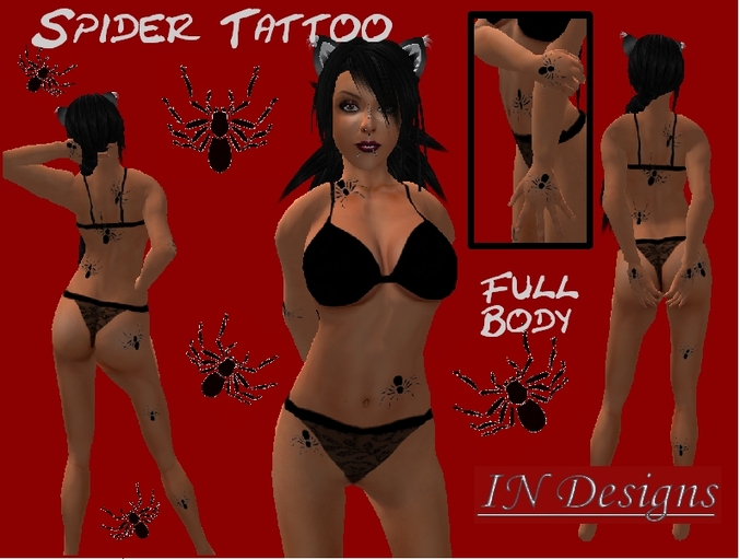:IN Designs: Spider Tattoo