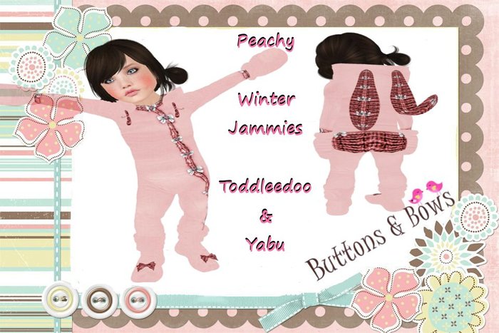 Buttons & Bows Peachy winter TD & Yabu