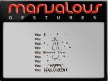 HAPPY HALLOWEEN WITCH GESTURE 