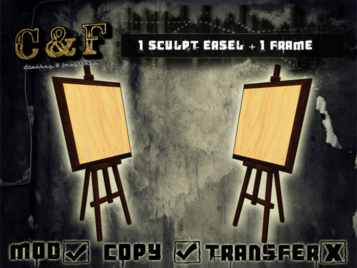 Easel + frame C&F