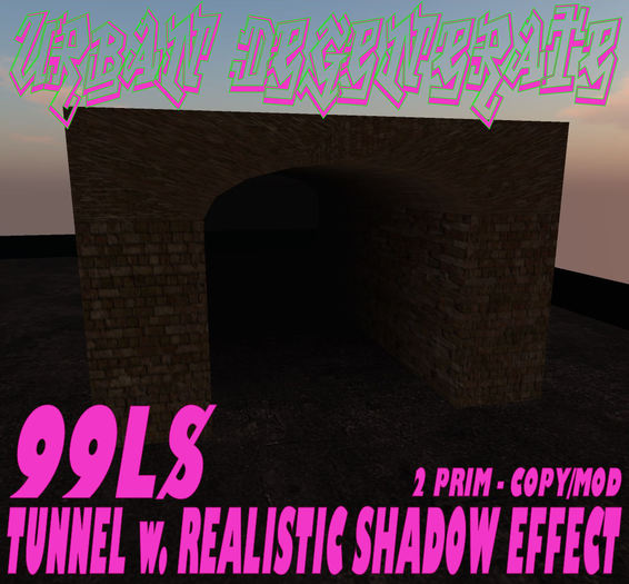 Tunnel w. Shadow 2 Prim