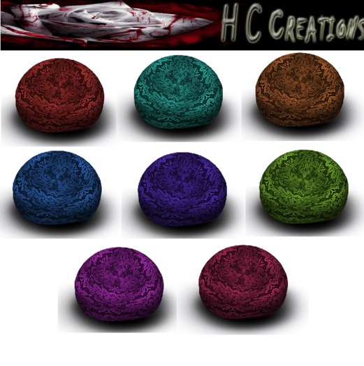 HCC Beanbag Couple Brocade BOX