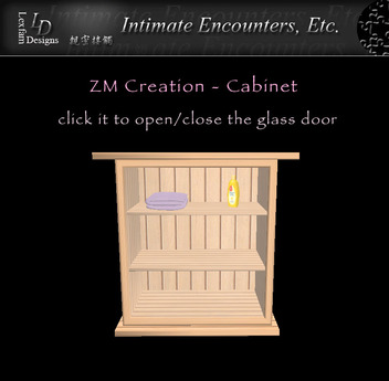 Second Life Marketplace - ZM Creation - Cabinet (3 prims)