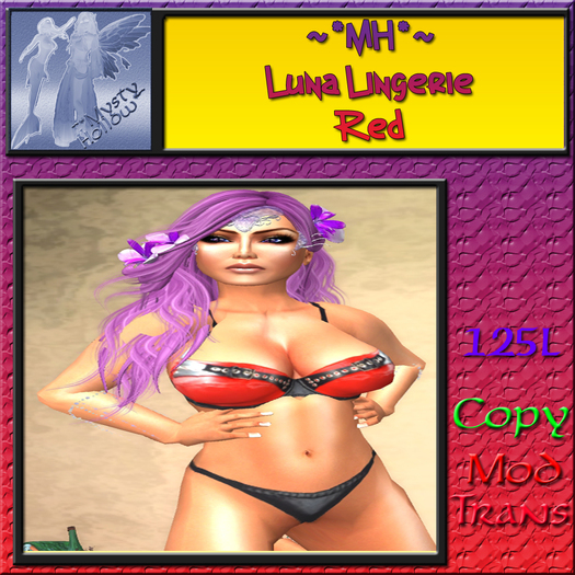 ~*MH*~ Luna Lingerie Red