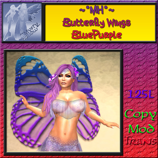 ~*MH*~ Butterfly Wings BluePurple
