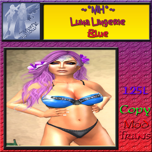 ~*MH*~ Luna Lingerie Blue