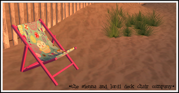 *cute owls* deck chair