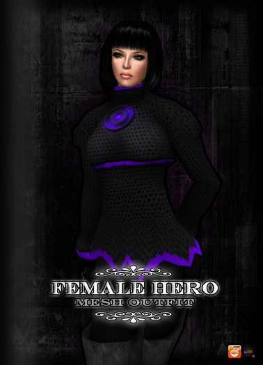 [MS]Female Hero 1 - Mesh Outfit