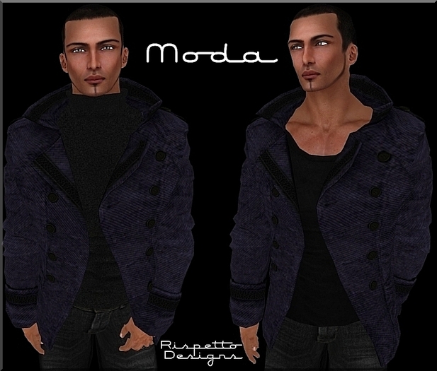Rispetto Designs - Moda MESH Stripe Jacket - Grape