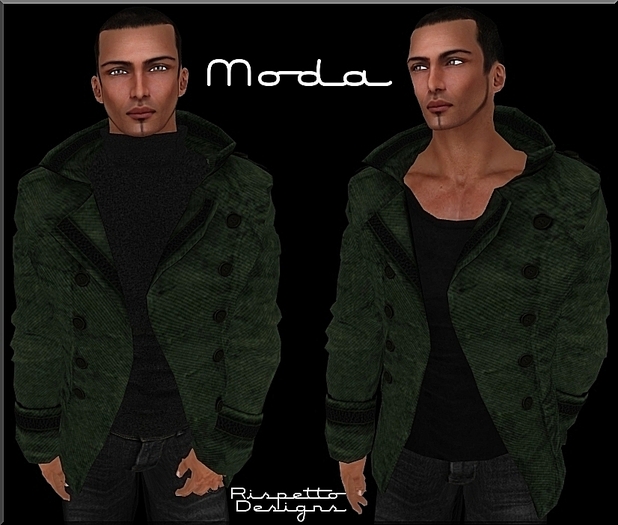 Rispetto Designs - Moda MESH Stripe Jacket - Army