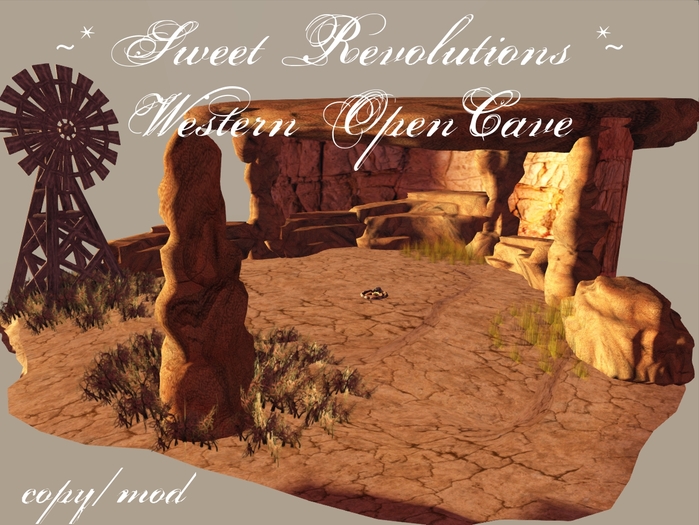 ~*SR*~  Western Open Cave BOX 20 Prim