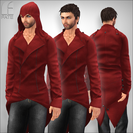 FATEwear Coat - Desmond - Volcano
