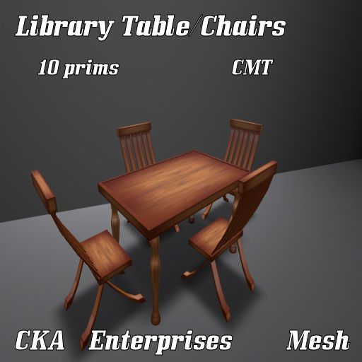 Library Table/Chairs D