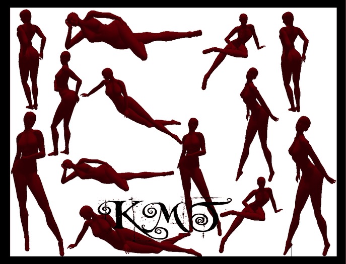 .:::K,M,T:::.Poze Studio Pose Set 4 Full Perms 