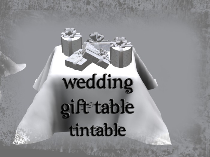 <BD and JJW> Gifting Table - Tintable (square)