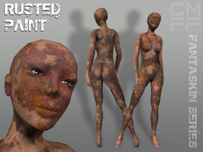 CMFF FantaSkin - Rusted Paint (Female Skin)
