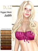 =DeLa*= Mesh Hair "Judith" Orange Browns