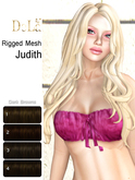 =DeLa*= Mesh Hair "Judith" Dark Browns