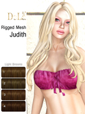 =DeLa*= Mesh Hair "Judith" Light Browns
