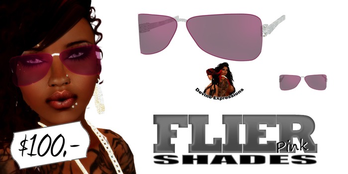 {DE}Flier Shades*Pink*PLT*BOXED*