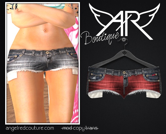 AngelRED - Emily Shorts [2Tone Red]