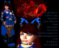 .: Lil Red Rage :. Juicy - Blueberry Neko Set 