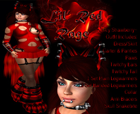 .: Lil Red Rage :. Juicy - Strawberry Neko Set 