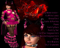.: Lil Red Rage :. Juicy - Watermelon Neko Set 