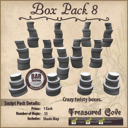 -TC- Box Pack 8 Clearance Priced