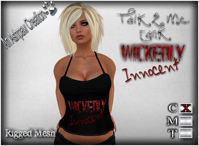 Talk 2 Me Tank - Wickedly Innocent