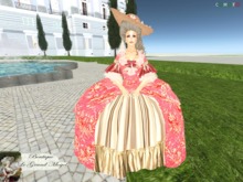 *vestido Robe a l'anglaise