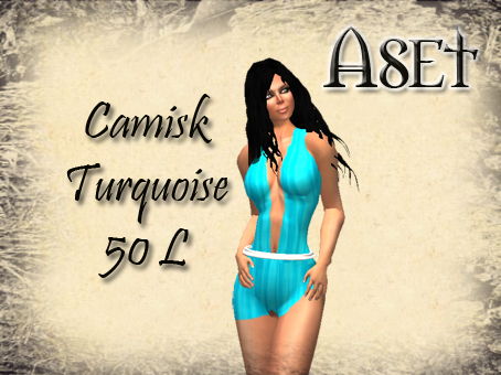 Aset Camisk Turquesa