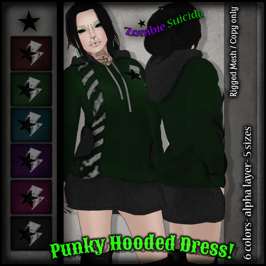 :Z.S: Punky Hooded Dress FatPack