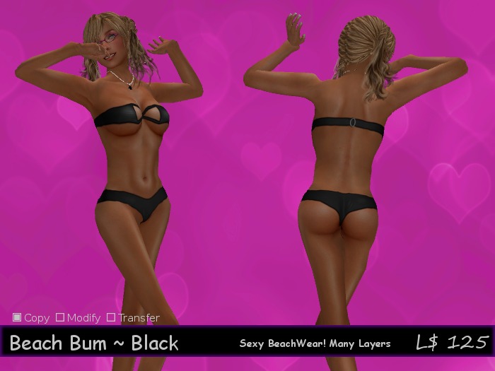 *LF*Beach Bum (Black)