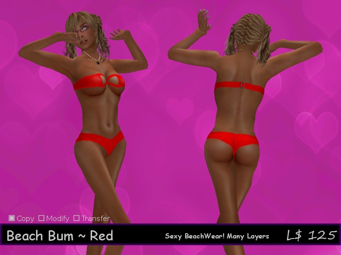 *LF*Beach Bum (Red)