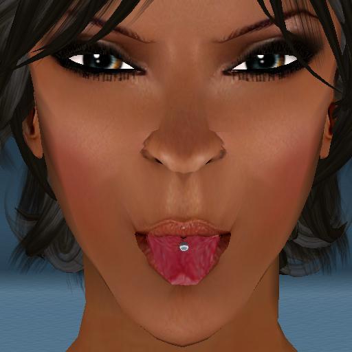 Tongue Piercing Classic - No Transfer