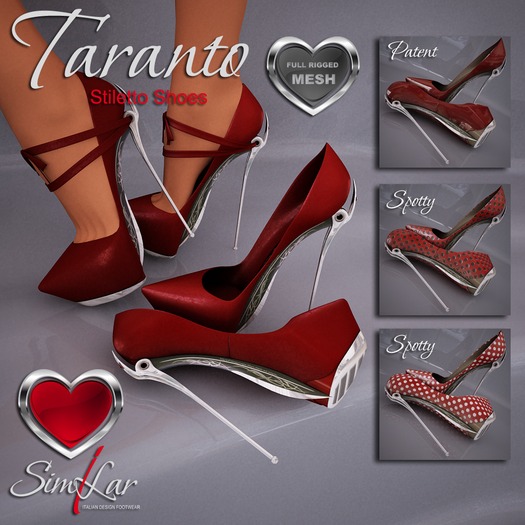Similar Taranto Multi-Texture Shoes Red