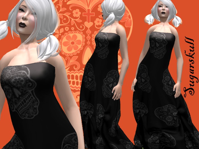 cloud - sugarskull gown 